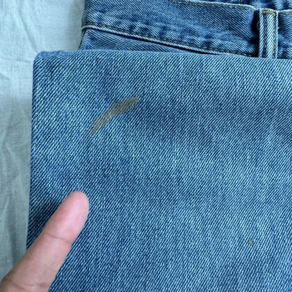 Levi's 550 Straight Jeans Men 36 X 36 (fits 34x34) Blue Denim Cotton Relaxed Fit - Picture 8 of 12